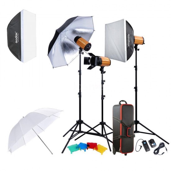Godox 300SDI-D Smart Photography Studio Flash Kit (3 heads,